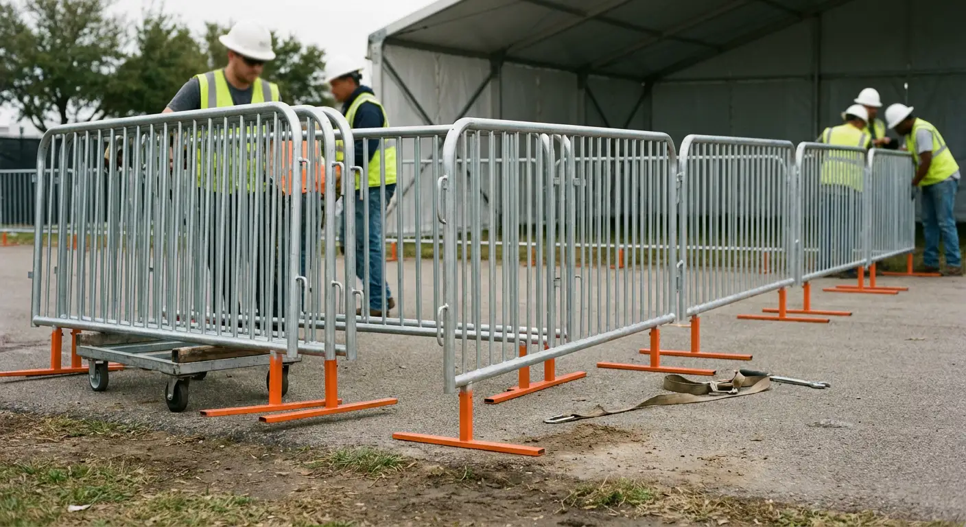 Pedestrian Barricades in Union City, CA