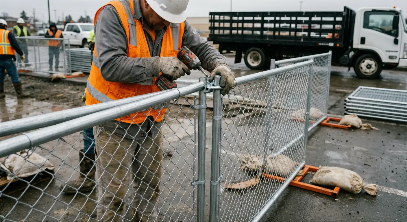 Physical security fencing for site investigation in Union City, CA