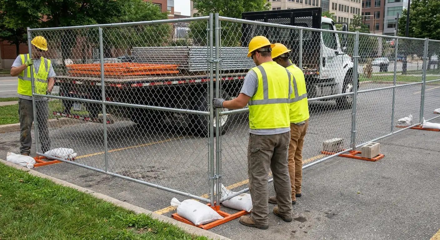 Temporary fencing solutions meeting Union City requirements