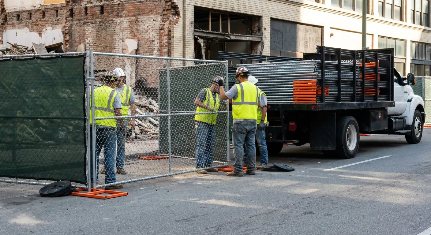 Union City fencing logistics and security challenges