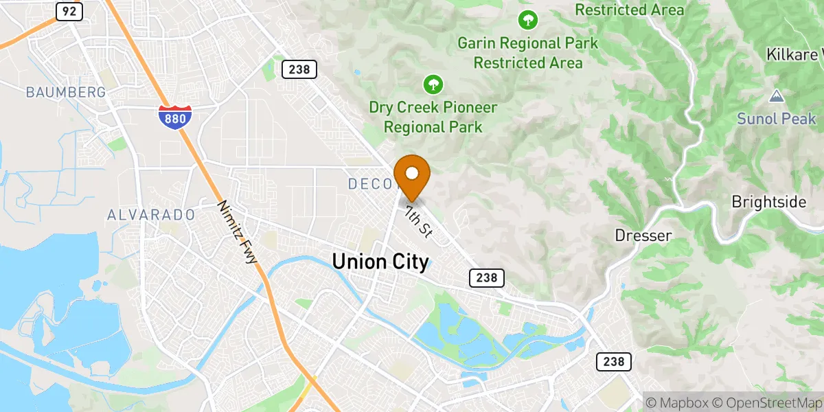  neighborhood map in Union City, CA