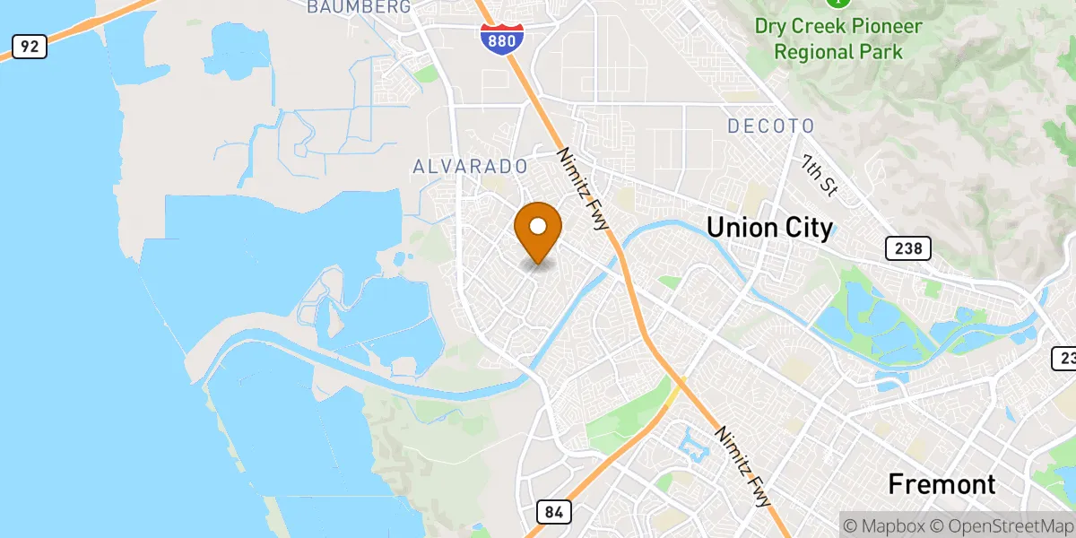  neighborhood map in Union City, CA